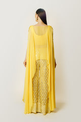 ADHA LEMON/YELLOW CAPE SET