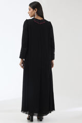 AYAT BLACK EMBROIDERED KURTA SET