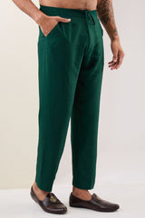 EMERALD GREEN KURTA WITH PANTS