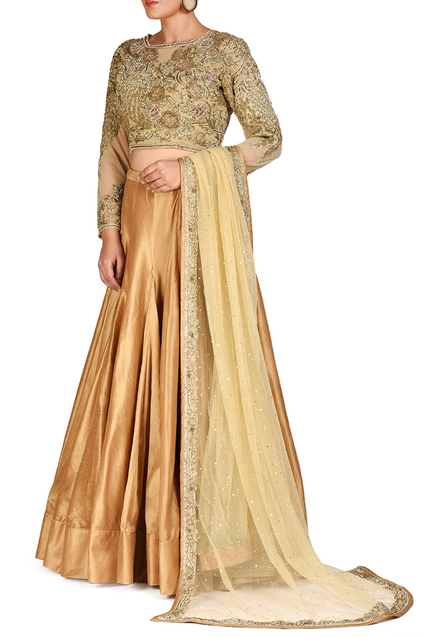 ADHA LEHENGA SET