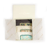 Satin Printed Pocket Square Gift Box (Set of 3)